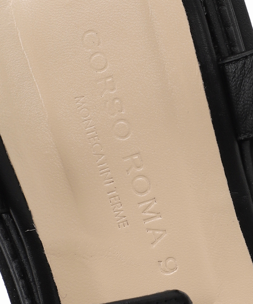 CORSO ROMA，9（コルソローマ）の「【CORSO ROMA 9 / コルソローマノーヴェ】プラットフォームグルカサンダル（サンダル・レディース・ブラック・38/37/36）」の13枚目の写真