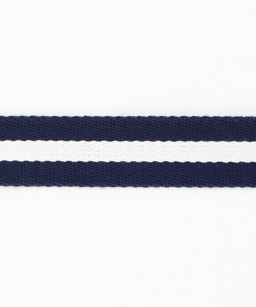 COMME CA ISM(コムサイズム)の「アイビーテープベルト(ベルト・メンズ・ネイビー系/ネイビー×ホワイト/ブラック×グレー・FREE)」の8枚目の写真