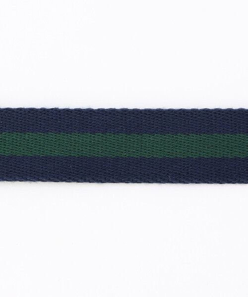 COMME CA ISM(コムサイズム)の「アイビーテープベルト(ベルト・メンズ・ネイビー系/ネイビー×ホワイト/ブラック×グレー・FREE)」の9枚目の写真
