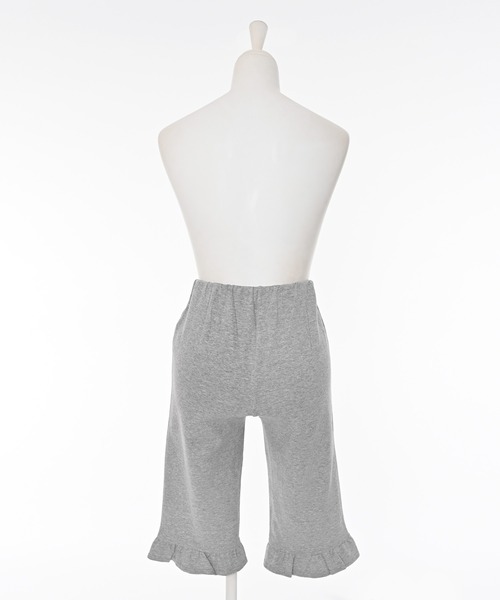 Narcissus(ナルシス)の「フリルバイカーパンツ/伸縮性/リラクシ―(その他パンツ・レディース・ブラック/グレー・FREE)」の3枚目の写真