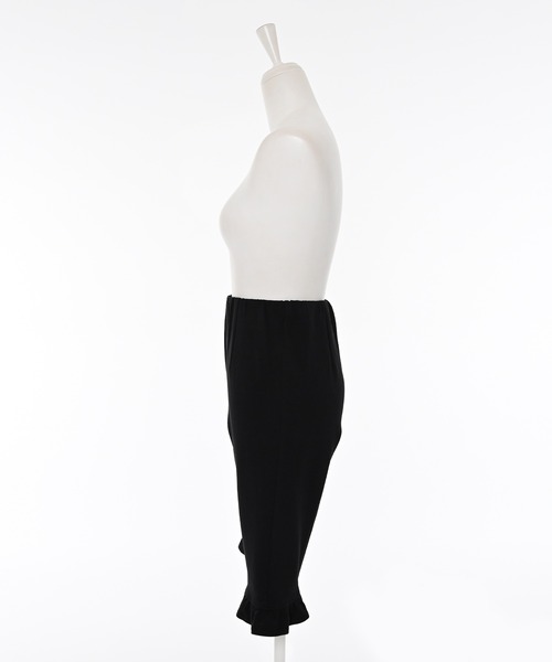 Narcissus(ナルシス)の「フリルバイカーパンツ/伸縮性/リラクシ―(その他パンツ・レディース・ブラック/グレー・FREE)」の7枚目の写真