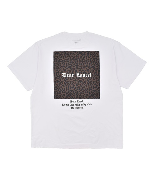 ムラサキスポーツ(ムラサキスポーツ)の「【ムラサキスポーツ限定】DEAR LAUREL/ディアローレル 半袖 Tシャツ ロゴ レオパード柄 バックプリント 軽量 速乾 水陸両用 DL26S-2107(Tシャツ/カットソー・メンズ・ブラック/ホワイト/チャコール・XL/L/M)」の10枚目の写真