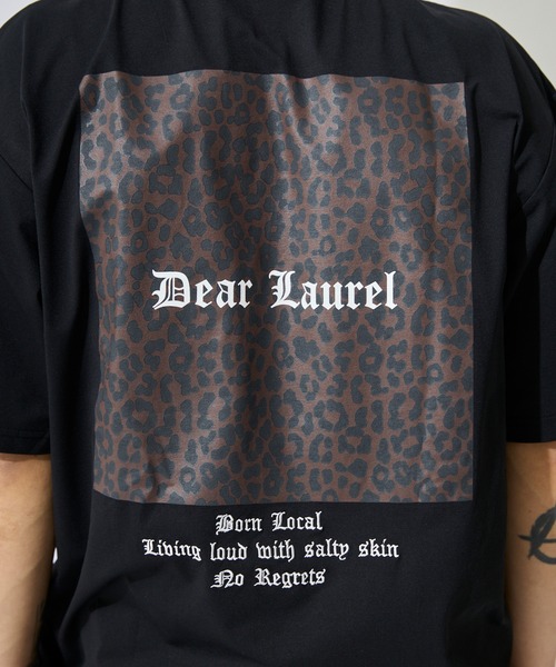 ムラサキスポーツ(ムラサキスポーツ)の「【ムラサキスポーツ限定】DEAR LAUREL/ディアローレル 半袖 Tシャツ ロゴ レオパード柄 バックプリント 軽量 速乾 水陸両用 DL26S-2107(Tシャツ/カットソー・メンズ・ブラック/ホワイト/チャコール・XL/L/M)」の21枚目の写真