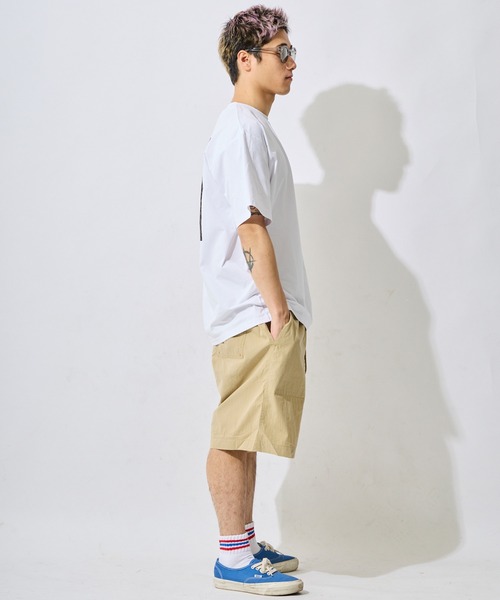 ムラサキスポーツ(ムラサキスポーツ)の「【ムラサキスポーツ限定】DEAR LAUREL/ディアローレル 半袖 Tシャツ ロゴ レオパード柄 バックプリント 軽量 速乾 水陸両用 DL26S-2107(Tシャツ/カットソー・メンズ・ブラック/ホワイト/チャコール・XL/L/M)」の8枚目の写真