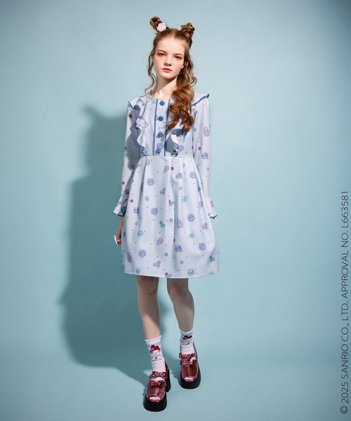 MILK（ミルク）の「マイメロ ROSE ワンピース（ワンピース・レディース・A/B・FREE）」の5枚目の写真