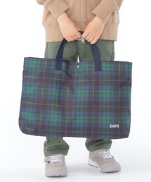 SHIPS（シップス）の「SHIPS KIDS:オリジナル タータンチェック レッスン トートバッグ（ショルダーバッグ）」