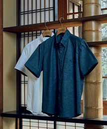 MEN'S BIGI | 【COLE HAAN/コール ハーン】別注 綿麻オックス半袖シャツ＜吸水速乾/UVカット/遮熱/透け防止＞(シャツ/ブラウス)