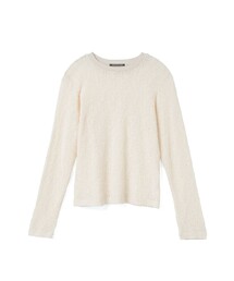 mizuiro ind レースクルーネックTシャツ