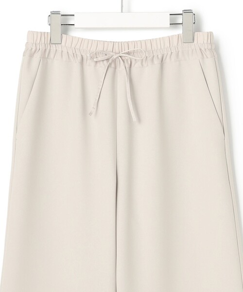 23区(ニジュウサンク)の「ストレッチダブルクロス ワイドパンツ(その他パンツ・レディース・ブラック系/ベージュ系・36/40/38)」の12枚目の写真