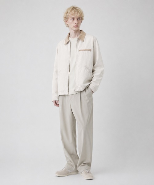 HOUSTON(ヒューストン)の「HOUSTON / COTTON CANVAS FADE WORK JACKET(ブルゾン・メンズ・グレー/チャコールグレー/ブラウン・X-LARGE/LARGE)」の15枚目の写真