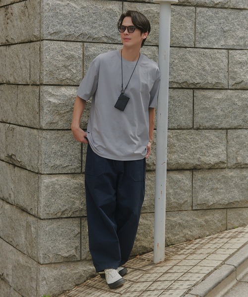 MAISON CLUB(メゾンクラブ)の「【MAISON CLUB】Function Crew Neck Tee /UVカット/機能素材/接触冷感/速乾 KNF-YI(Tシャツ/カットソー・メンズ・ダークグレー/ブラック/ライトグレー/ホワイト・XL/L/M)」の14枚目の写真