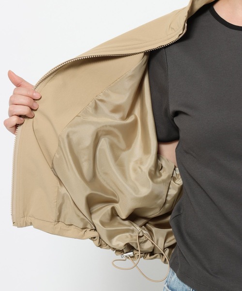 LOWRYS FARM(ローリーズファーム)の「ナイロンギャザーブルゾン 639552(ブルゾン・レディース・ブラック/カーキ/ベージュ・FREE)」の16枚目の写真
