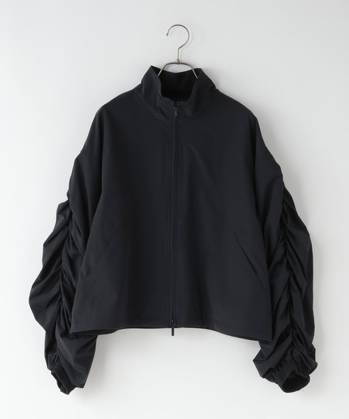 LOWRYS FARM(ローリーズファーム)の「ナイロンギャザーブルゾン 639552(ブルゾン・レディース・ブラック/カーキ/ベージュ・FREE)」の17枚目の写真