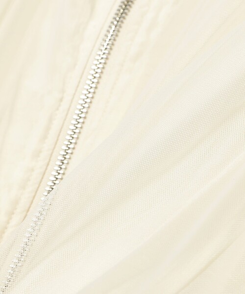 Ray BEAMS（レイビームス）の「チュール ギャザー シアー ブルゾン（ブルゾン・レディース・ブラック/オフホワイト・ONE SIZE）」の16枚目の写真