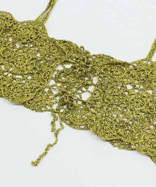 RNA（アールエヌエー）の「K2745 フラワーメタルキャミ（キャミソール・レディース・ゴールド・MEDIUM）」の13枚目の写真