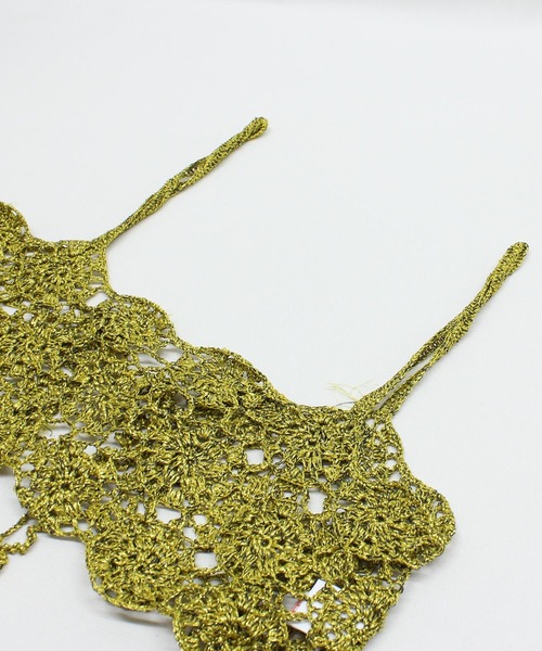 RNA（アールエヌエー）の「K2745 フラワーメタルキャミ（キャミソール・レディース・ゴールド・MEDIUM）」の14枚目の写真