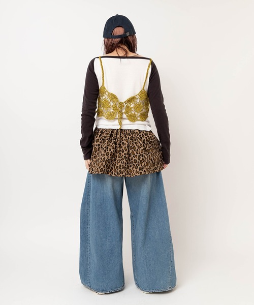 RNA（アールエヌエー）の「K2745 フラワーメタルキャミ（キャミソール・レディース・ゴールド・MEDIUM）」の11枚目の写真