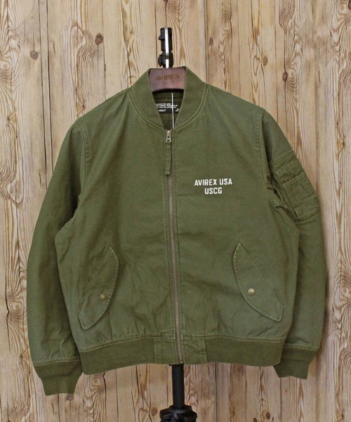 AVIREX(アヴィレックス)の「COTTON LIGHT MA-1 "U.S.COAST GUARD"(MA-1・メンズ・ブラック/オリーブ/ブラウン・M/XL/XXL/L)」の10枚目の写真