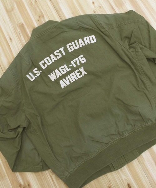 AVIREX(アヴィレックス)の「COTTON LIGHT MA-1 "U.S.COAST GUARD"(MA-1・メンズ・ブラック/オリーブ/ブラウン・M/XL/XXL/L)」の12枚目の写真