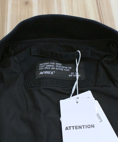 AVIREX(アヴィレックス)の「COTTON LIGHT MA-1 "U.S.COAST GUARD"(MA-1・メンズ・ブラック/オリーブ/ブラウン・M/XL/XXL/L)」の19枚目の写真