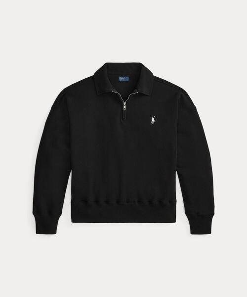 POLO RALPH LAUREN(ポロ ラルフ ローレン)の「ライトウェイト フリース クォータージップ(その他トップス・レディース・ブラック系1・XS/XL/L/M/S)」の7枚目の写真