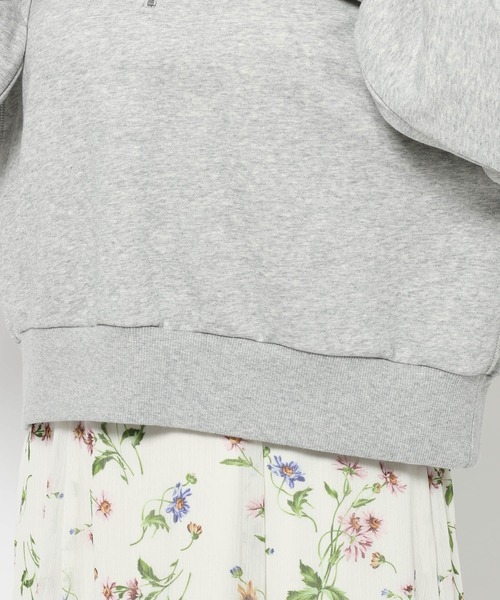 mysty woman（ミスティウーマン）の「ハーフZIP裏毛プルオーバーLS 659241（スウェット・レディース・グレー/ネイビー・FREE）」の11枚目の写真