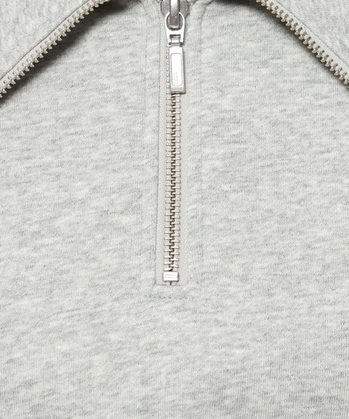 mysty woman（ミスティウーマン）の「ハーフZIP裏毛プルオーバーLS 659241（スウェット・レディース・グレー/ネイビー・FREE）」の12枚目の写真