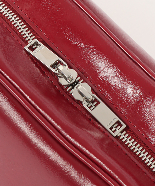 STANDOIL（スタンドオイル）の「【WEB限定】STAND OIL / スタンドオイル Square Bowling Bag（ショルダーバッグ・レディース・ベージュ/ボルドー/ブラック・FREE）」の7枚目の写真