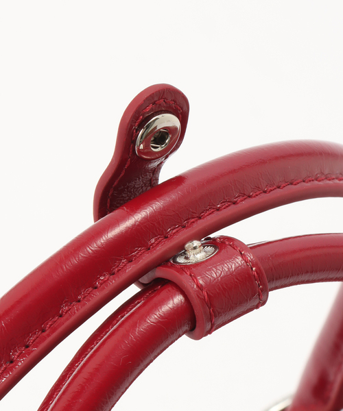 STANDOIL（スタンドオイル）の「【WEB限定】STAND OIL / スタンドオイル Square Bowling Bag（ショルダーバッグ・レディース・ベージュ/ボルドー/ブラック・FREE）」の8枚目の写真