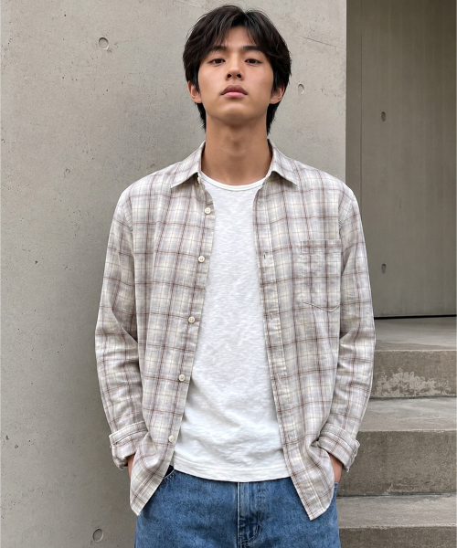 BALLUTE(バリュート)の「SEMI CROP WESTERN CHECK SHIRT (MULTI CHECK)(シャツ/ブラウス・メンズ・その他・LARGE/MEDIUM/SMALL)」の1枚目の写真