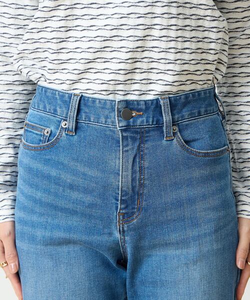 DECOY SINCE 1981（デコイシンスイチキュウハチイチ）の「ストレッチデニムストレートパンツ【ウエストゴム】（その他パンツ・レディース・ブルー/ネイビー・64/70/67）」の22枚目の写真