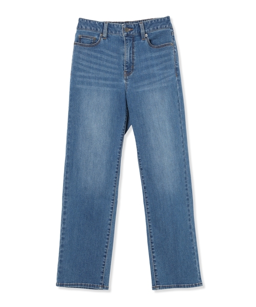 DECOY SINCE 1981（デコイシンスイチキュウハチイチ）の「ストレッチデニムストレートパンツ【ウエストゴム】（その他パンツ・レディース・ブルー/ネイビー・64/70/67）」の18枚目の写真