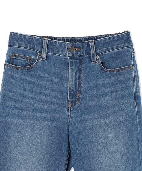 DECOY SINCE 1981（デコイシンスイチキュウハチイチ）の「ストレッチデニムストレートパンツ【ウエストゴム】（その他パンツ・レディース・ブルー/ネイビー・64/70/67）」の16枚目の写真