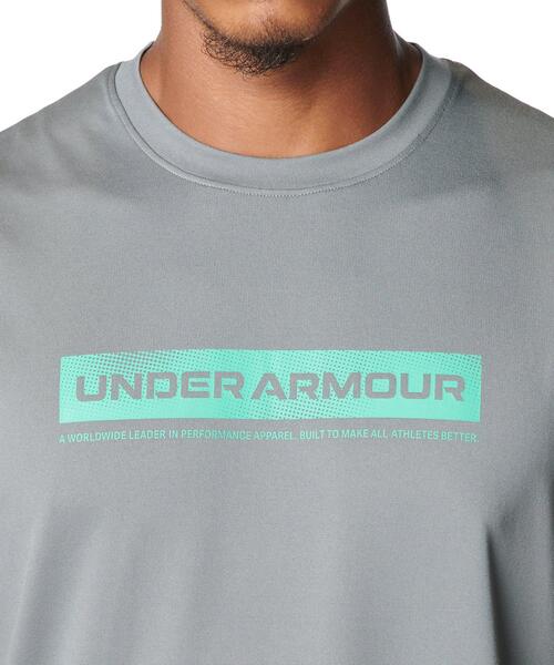 UNDER ARMOUR（アンダーアーマー）の「UAテック ワードマーク スリーブレス シャツ（トレーニング/メンズ）（タンクトップ・メンズ・イエロー系・L/M/XL/S/2XL）」の4枚目の写真
