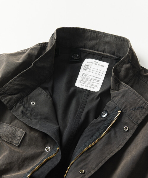 FREAK'S STORE(フリークスストア)の「フェード加工 M65 ショートモッズコート(ブルゾン・メンズ・ブルー/ブラック/オリーブ/ベージュ・MEDIUM/SMALL/LARGE)」の6枚目の写真