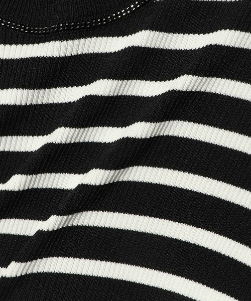 ESTNATION(エストネーション)の「ESTNATION / チェーンネックリブニット(Tシャツ/カットソー・レディース・ブラック系その他/オフホワイト/カーキ/ブラック・FREE)」の9枚目の写真
