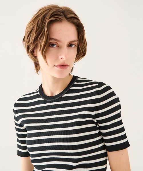 ESTNATION(エストネーション)の「ESTNATION / チェーンネックリブニット(Tシャツ/カットソー・レディース・ブラック系その他/オフホワイト/カーキ/ブラック・FREE)」の20枚目の写真