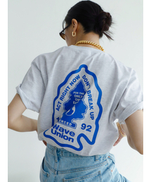 WAVE UNION（ウェーブユニオン）の「Tree T-shirt heather gray（Tシャツ/カットソー）」