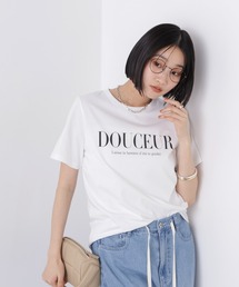 NANO universe | 接触冷感&紫外線防止機能 ロゴプリントTシャツ(Tシャツ/カットソー)