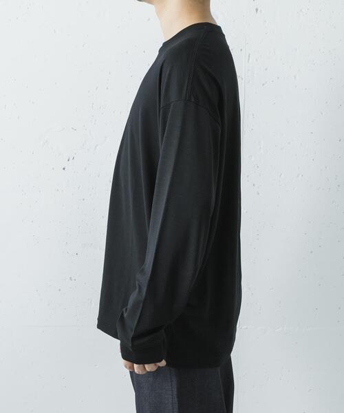 セール】new basic WASHABLE MERINO WOOL LONG-SLEEVE（Tシャツ
