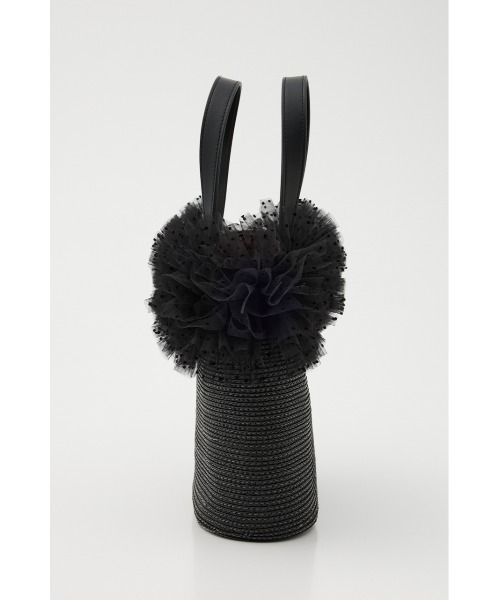 rienda（リエンダ）の「チュールコンビハンドバッグ 春服（ハンドバッグ・レディース・ブラック/ベージュ・FREE）」の15枚目の写真