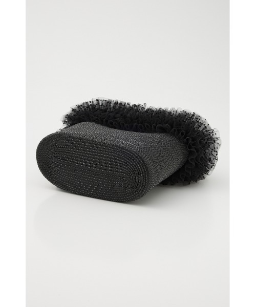 rienda（リエンダ）の「チュールコンビハンドバッグ 春服（ハンドバッグ・レディース・ブラック/ベージュ・FREE）」の17枚目の写真