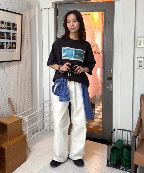 CIAOPANIC TYPY（チャオパニックティピー）の「【ユニセックス】VINTAGEアソートフォトプリントTシャツ（Tシャツ/カットソー・メンズ・グレー/チャコールグレー/イエロー・MEDIUM/LARGE）」の6枚目の写真