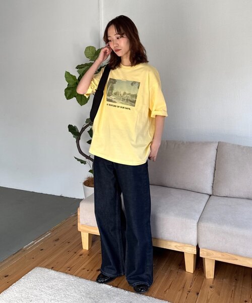 CIAOPANIC TYPY（チャオパニックティピー）の「【ユニセックス】VINTAGEアソートフォトプリントTシャツ（Tシャツ/カットソー・メンズ・グレー/チャコールグレー/イエロー・MEDIUM/LARGE）」の8枚目の写真