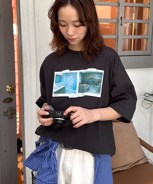 CIAOPANIC TYPY（チャオパニックティピー）の「【ユニセックス】VINTAGEアソートフォトプリントTシャツ（Tシャツ/カットソー・メンズ・グレー/チャコールグレー/イエロー・MEDIUM/LARGE）」の13枚目の写真