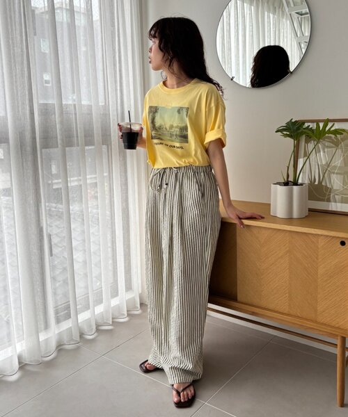 CIAOPANIC TYPY(チャオパニックティピー)の「【ユニセックス】VINTAGEアソートフォトプリントTシャツ(Tシャツ/カットソー・レディース・グレー/チャコールグレー/イエロー・MEDIUM/LARGE)」の5枚目の写真