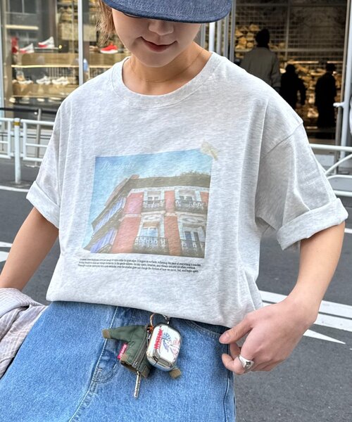 CIAOPANIC TYPY（チャオパニックティピー）の「【ユニセックス】VINTAGEアソートフォトプリントTシャツ（Tシャツ/カットソー・メンズ・グレー/チャコールグレー/イエロー・MEDIUM/LARGE）」の4枚目の写真