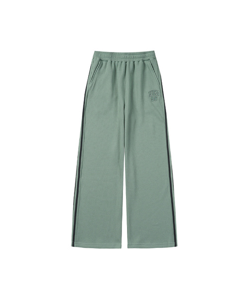 VENHIT(ベンヒット)の「VEN96 トラックワッフル配色パンツ_ミント(その他パンツ・レディース・ミント・MEDIUM/LARGE/X-LARGE)」の1枚目の写真