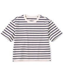 無印良品（ムジルシリョウヒン）の「キッズ 太番手クルーネック五分袖Ｔシャツ（Tシャツ/カットソー）」