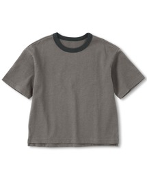 無印良品 | キッズ 太番手クルーネック五分袖Tシャツ(Tシャツ/カットソー)